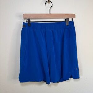 Lululemon Shorts Men's MD Blue Running Performance Drawstring Stretch Active